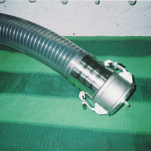 Non-toxic helisteel hose with KamlockDC