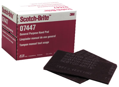 3m Scotchbrite abrasive  pads