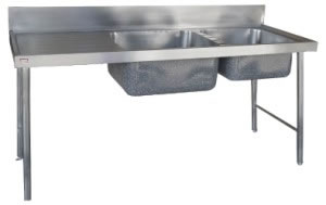 Stainless Steel double sink