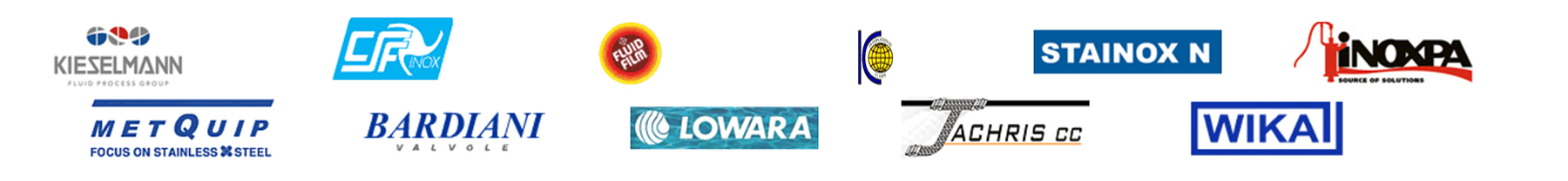 Stainless Trading Supplier Logos